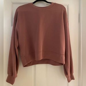 Lululemon softstreme perfectly oversized cropped crew